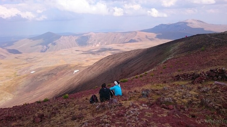 Climbing Azhdahak and hike in Geghama mountains